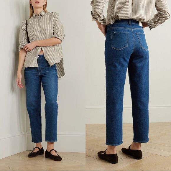 PAIGE SARAH Straight Ankle Jeans in ‘Glorious’ - Picture 1 of 14